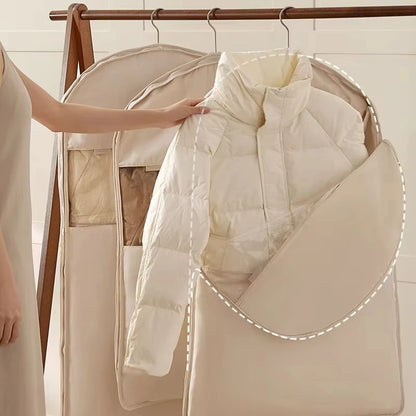 Compressed Hanging Clothes Storage Bag – Visible Wardrobe Organiser