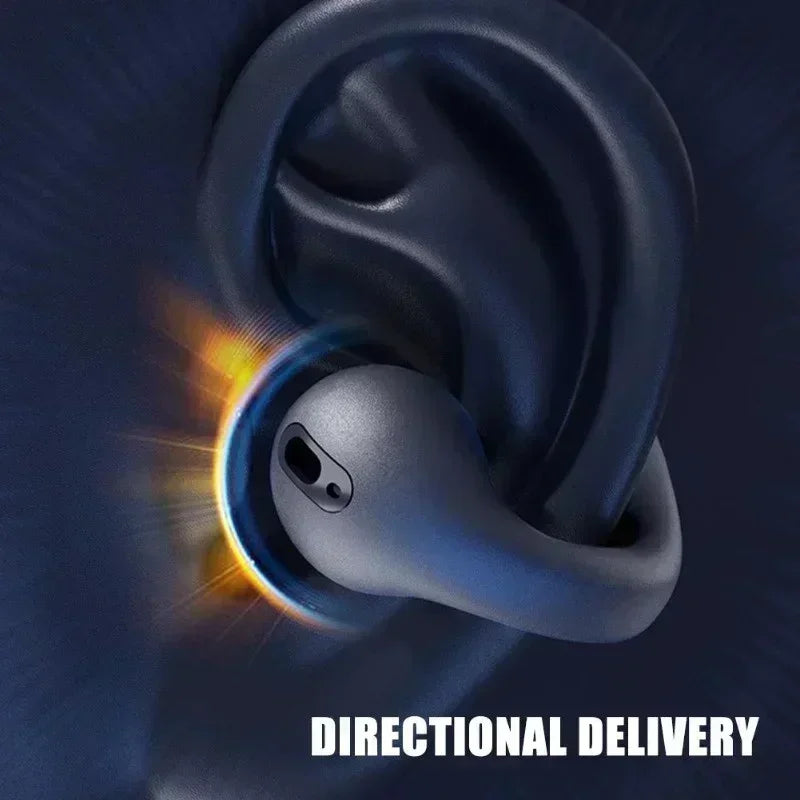 T75 Bone Conduction Wireless Bluetooth 5.3 Sports Headphones