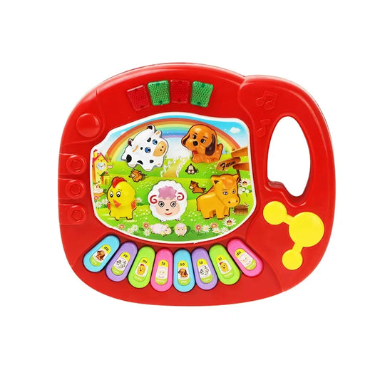 Kids Learning Piano Toy – Musical Keyboard with Animal Sounds & Lights