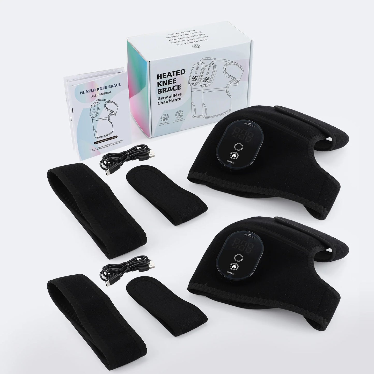 Wireless Heated Joint Wrap – Rechargeable Heat Therapy Brace for Knees, Shoulders & Elbows