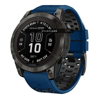 Quick Fit Silicone Strap for the Garmin Fenix 7X & 7X Pro (available in 12 colours)