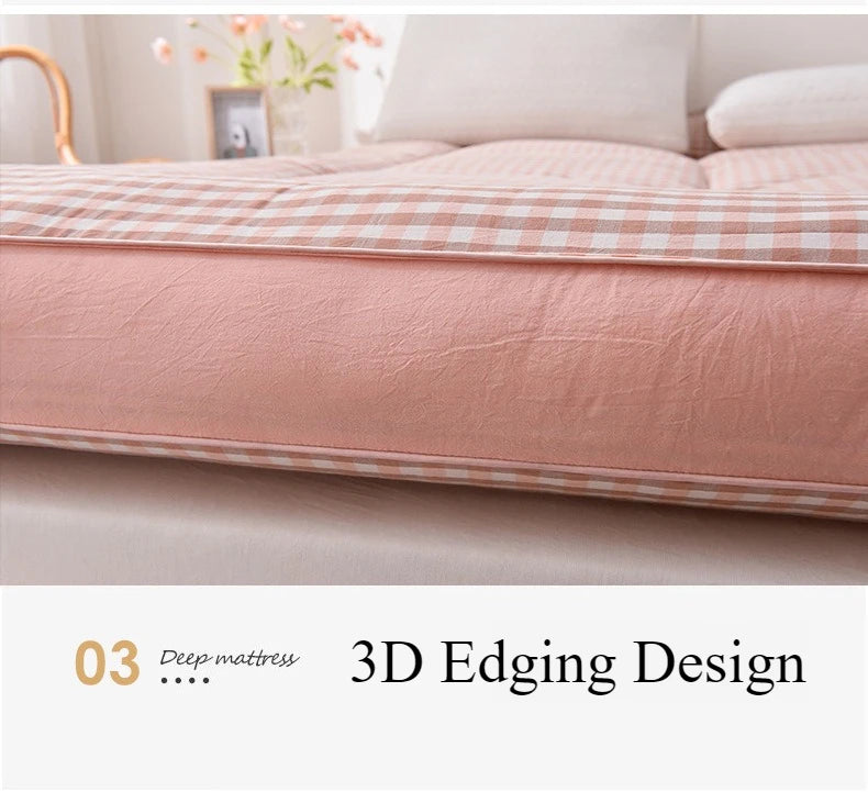 Foldable Japanese-Style Futon Mattress – 10cm Portable Floor & Guest Bed