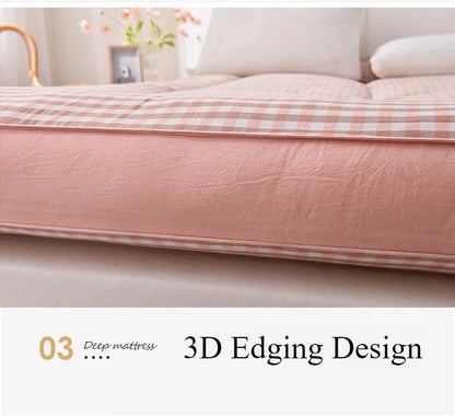 Foldable Japanese-Style Futon Mattress – 10cm Portable Floor & Guest Bed
