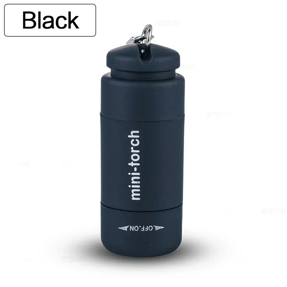 USB Rechargeable Mini Keychain Flashlight – Pocket LED Torch