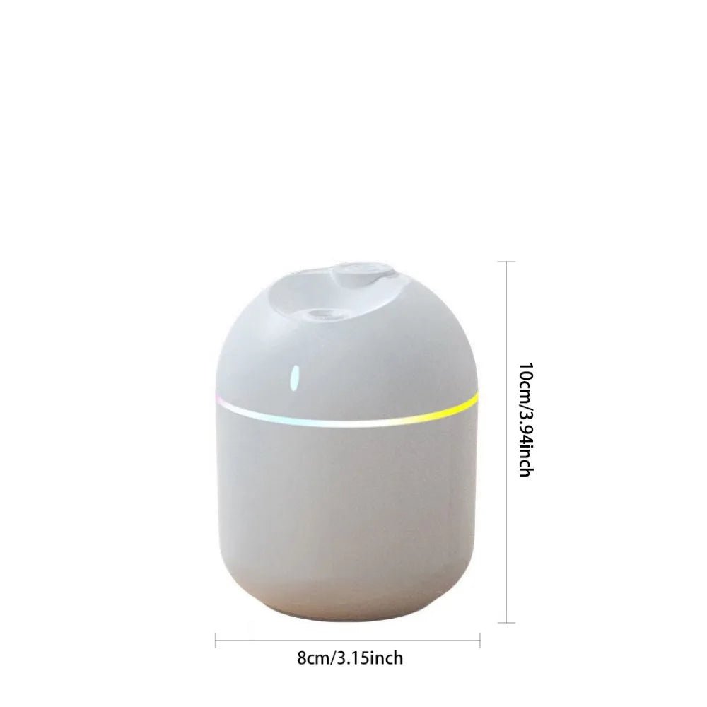270ml USB Air Humidifier & Aroma Diffuser with LED Night Light