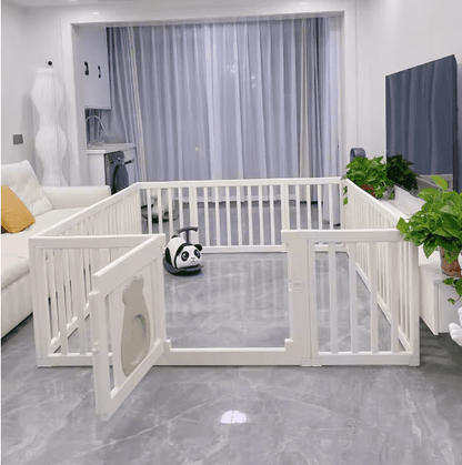 8+2 baby playpen white - image 2