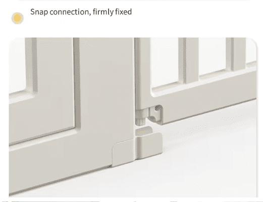 8+2 baby playpen white