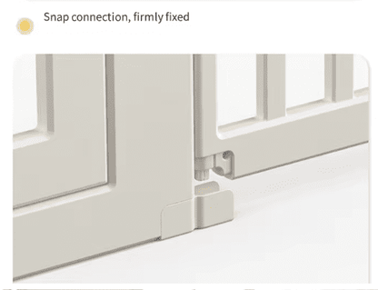 8+2 baby playpen white