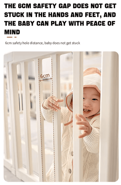 8+2 baby playpen white - image 9