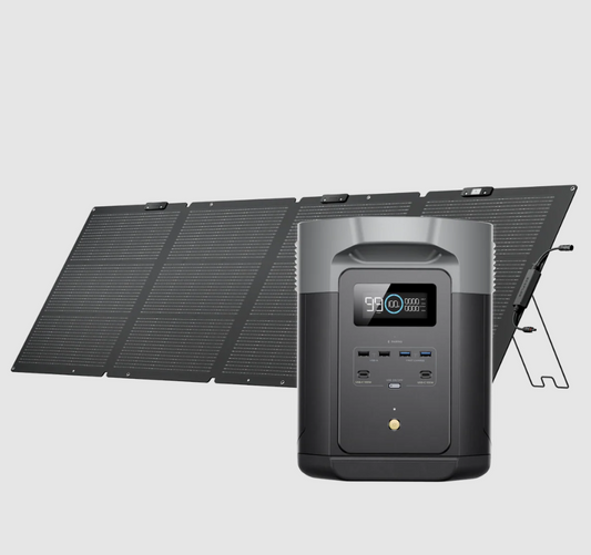 EcoFlow DELTA 2 Max + 220W Solar Panel Bundle