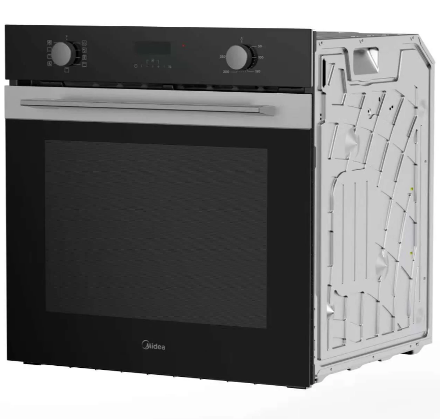 Midea 60cm Built-In Oven, 9 Functions (Stainless Steel)