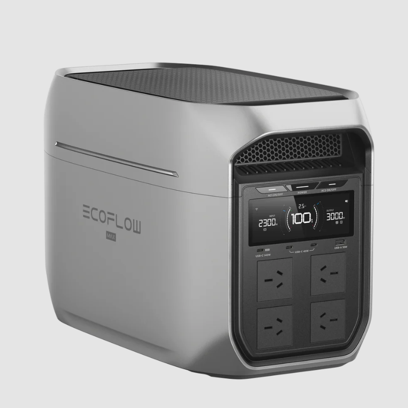 EcoFlow DELTA 3 Max Plus Portable Power Station – 3000W | 2048Wh