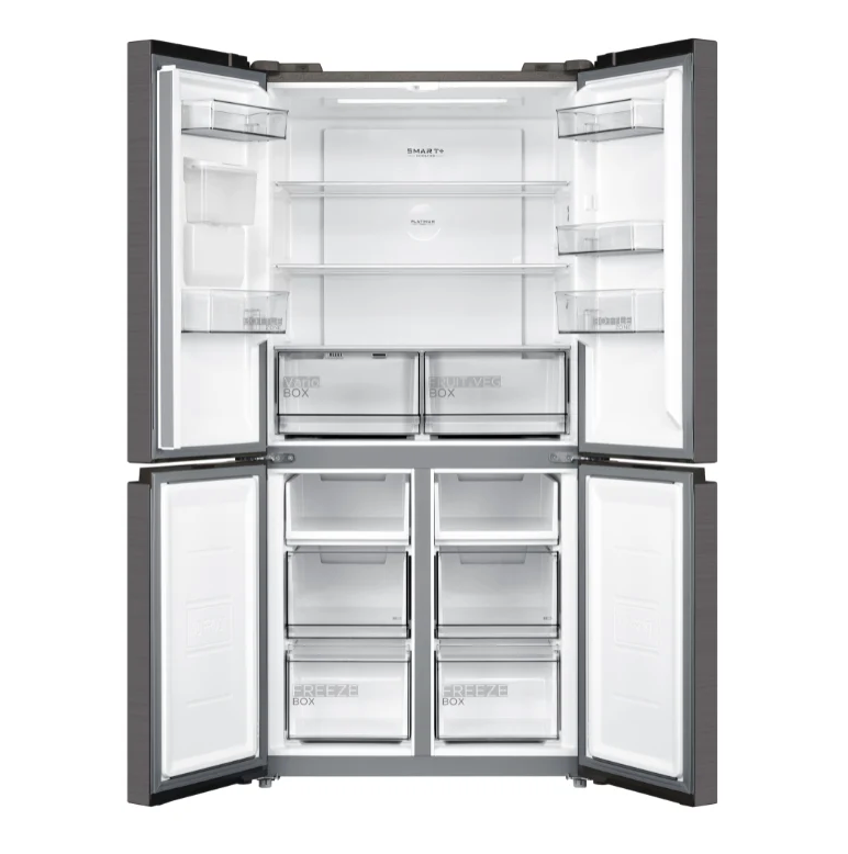 Midea 470L Cross Door Fridge Freezer Stainless Steel with Water Dispenser MDRF632FGD46APW