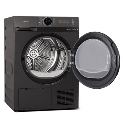 Midea 9kg Heat Pump Tumble Dryer with Smart Control – Black | MD200H90WB/T-AU