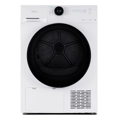 Midea 8kg Heat Pump Tumble Dryer with Smart Control – White | MD200H80WB/W-AU