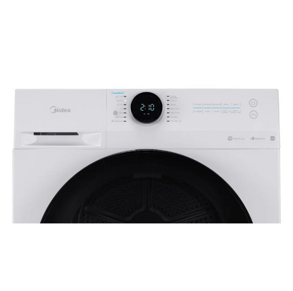 Midea 8kg Heat Pump Tumble Dryer with Smart Control – White | MD200H80WB/W-AU