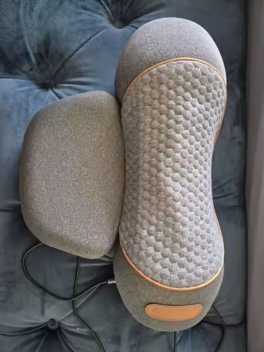 Heated Neck Massager Pillow – Memory Foam Cervical Support & Vibration Massage