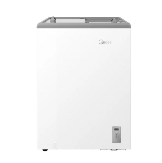 Midea 82L Chest Showcase Fridge/Freezer – Flat Glass Door Inverter | MDRZ163FGM01AP