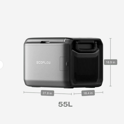 EcoFlow Glacier 55L – Dual-Zone Portable Fridge-Freezer