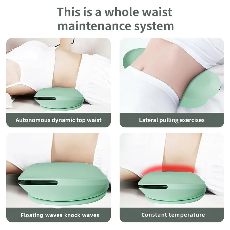 Heated Waist Massager with Air Compression & Vibration – Lumbar Support Massage Belt