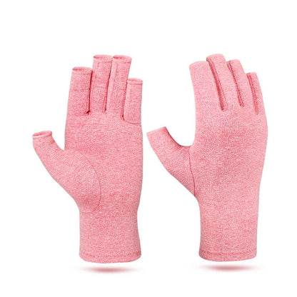 Fingerless Compression Gloves – Breathable Hand Support Gloves (1 Pair)