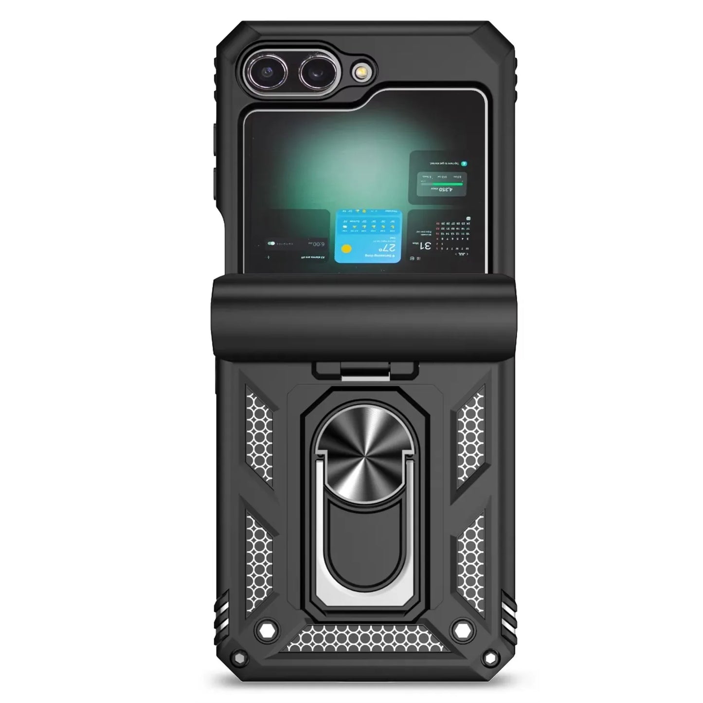 Samsung Galaxy Z Flip7 Phone Case with Ring Bracket (8 colours available)