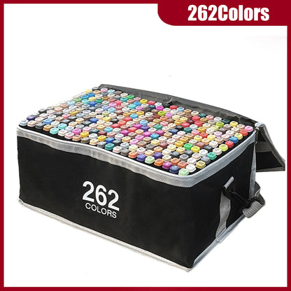 Dual Tip Alcohol Markers – Permanent Art & Illustration Marker Set (24–262 Colours)
