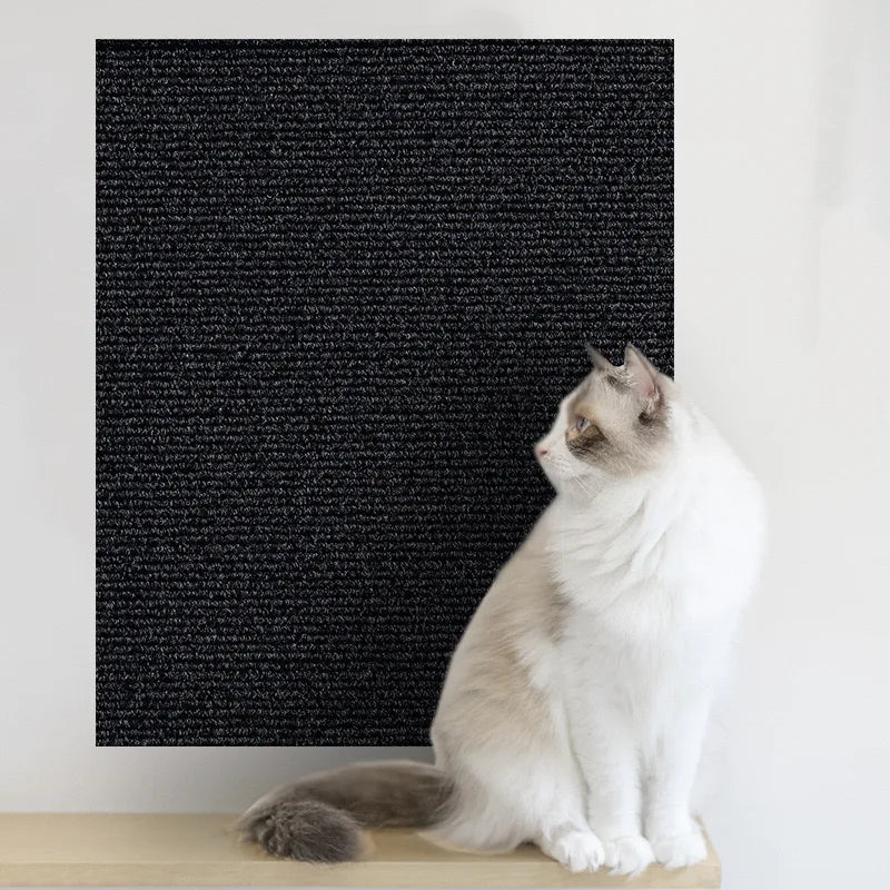 Self-Adhesive Cat Scratching Mat – Trimmable Furniture & Wall Protector