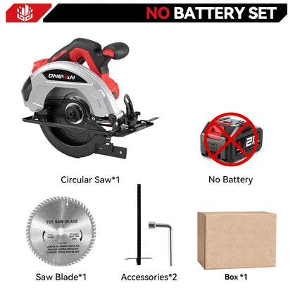 4000W Cordless Circular Saw – 7 Inch Brushless Power Tool
