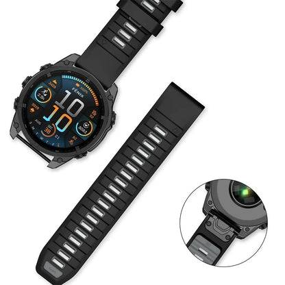 QuickFit Silicone Sports Strap for the Garmin (22mm/26mm) (wide compatibility & 22 colours)