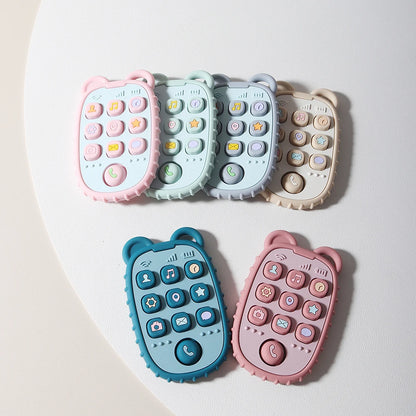 Silicone Baby Phone Teether – Mobile Phone Sensory Teething Toy