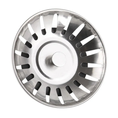 2-in-1 Kitchen Sink Strainer & Stopper – Stainless Steel Drain Waste Filters
