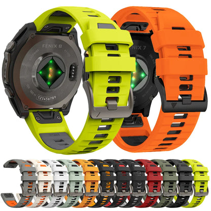 QuickFit Silicone Sports Strap for the Garmin (22mm/26mm) (wide compatibility & 22 colours)