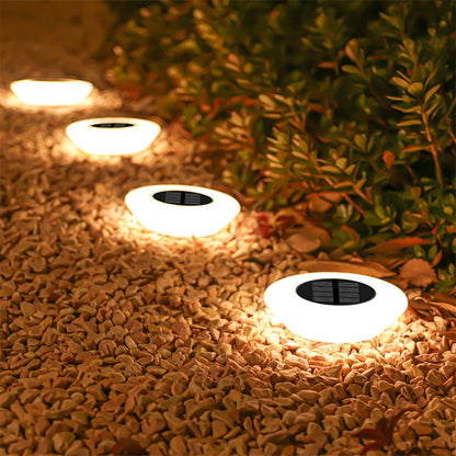 Solar LED Ground Lights – Waterproof Outdoor Pathway & Garden Lights (1 or 4 Pack)