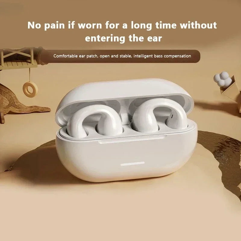 T75 Bone Conduction Wireless Bluetooth 5.3 Sports Headphones