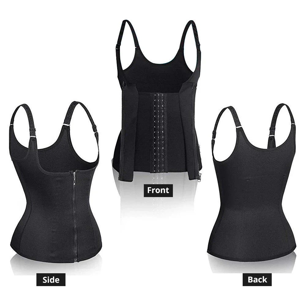 Waist Trainer Shapewear Tank – Tummy Control Compression Top