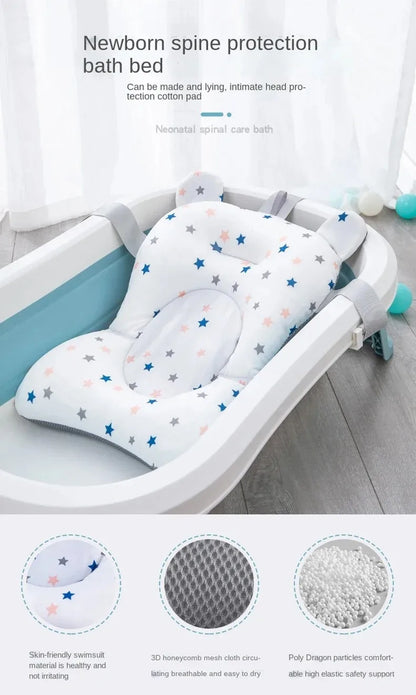 Baby Bath Support Cushion – Adjustable Floating Bath Seat for Newborns