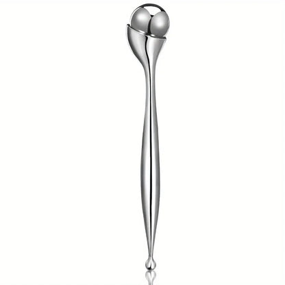 Stainless Steel Ice Roller Beauty Stick – Cooling Face & Eye Massager for Daily Skincare