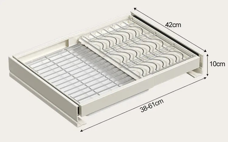 Pull-Out Cabinet Organiser – Under Sink & Kitchen Dish Storage Rack