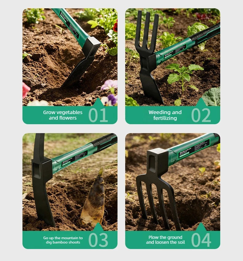 Garden Hand Tools with Non-Slip Handles