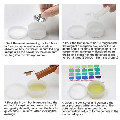 Formaldehyde Test Kit – Indoor Air Quality Detector (3 Kits)