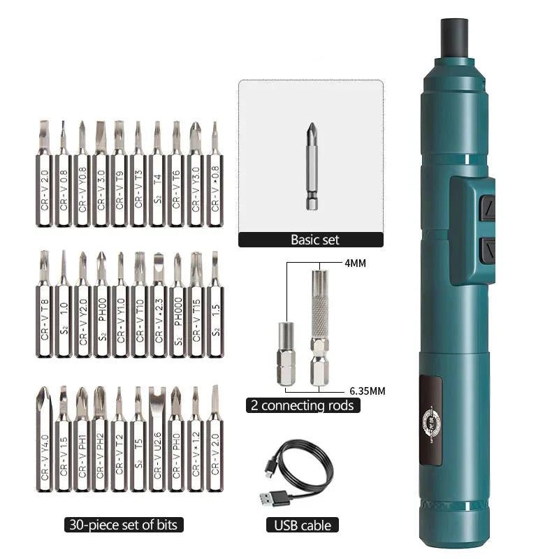 Cordless Electric Screwdriver Set (5 different sets available)
