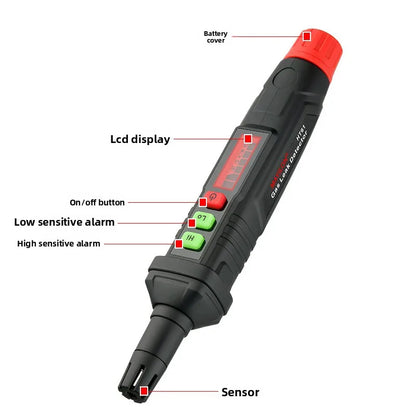 Portable Combustible Gas Leak Detector with Alarm
