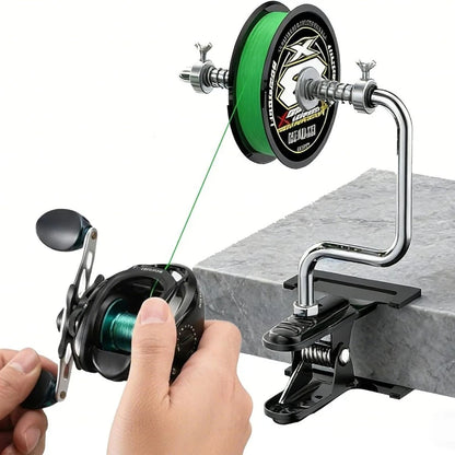 Portable Fishing Line Spooler – Adjustable Reel Spooling Station for Spinning & Baitcasting Reels