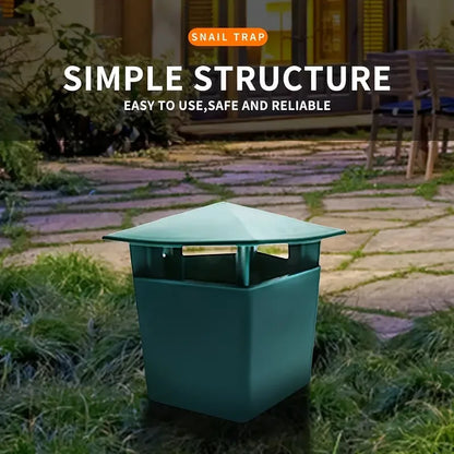 Reusable Snail & Slug Garden Trap – Covered Pest Control Station