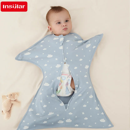 Lightweight Baby Sleep Sack – Breathable Cotton Swaddle Bag