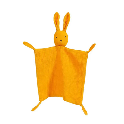 Cotton Muslin Baby Comforter – Soft Newborn Security Blanket & Cuddle Toy