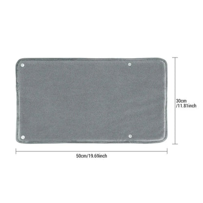 USB Heated Hand Warmer & Lap Blanket – Soft Velvet Electric Heating Shawl for Home & Office
