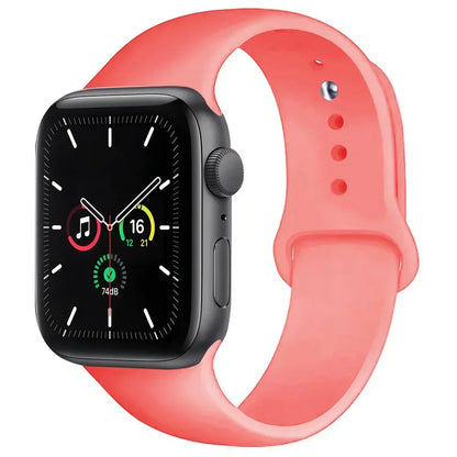 Silicone Sport Band for Apple Watch Series (42mm - 49mm)(available in 45 colours)