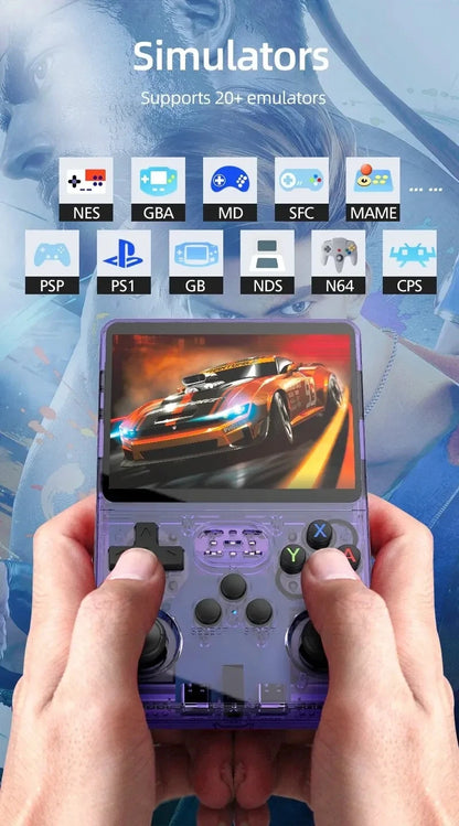 R36S Retro Handheld Game Console – Linux Gaming Console with 3.5" IPS Display (64GB / 128GB)